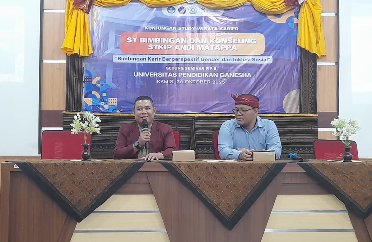 Prodi S1 Bimbingan dan Konseling STKIP Andi Matappa Gelar Kunjungan Studi Wisata Karier ke Undiksha, Angkat Isu Gender dan Inklusi Sosial